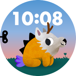 Watch Apps Face Creature Garden Day