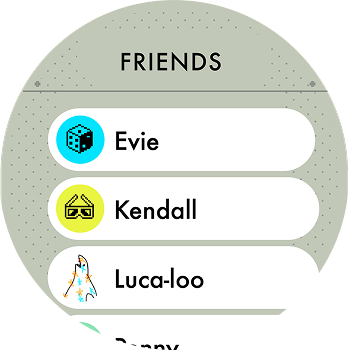 A Tinybop Talk friends list
