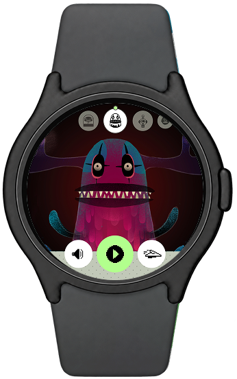 Tinybop Talk on a WearOS watch