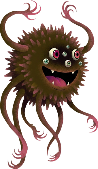 A fuzzy Tinybop Talk monster